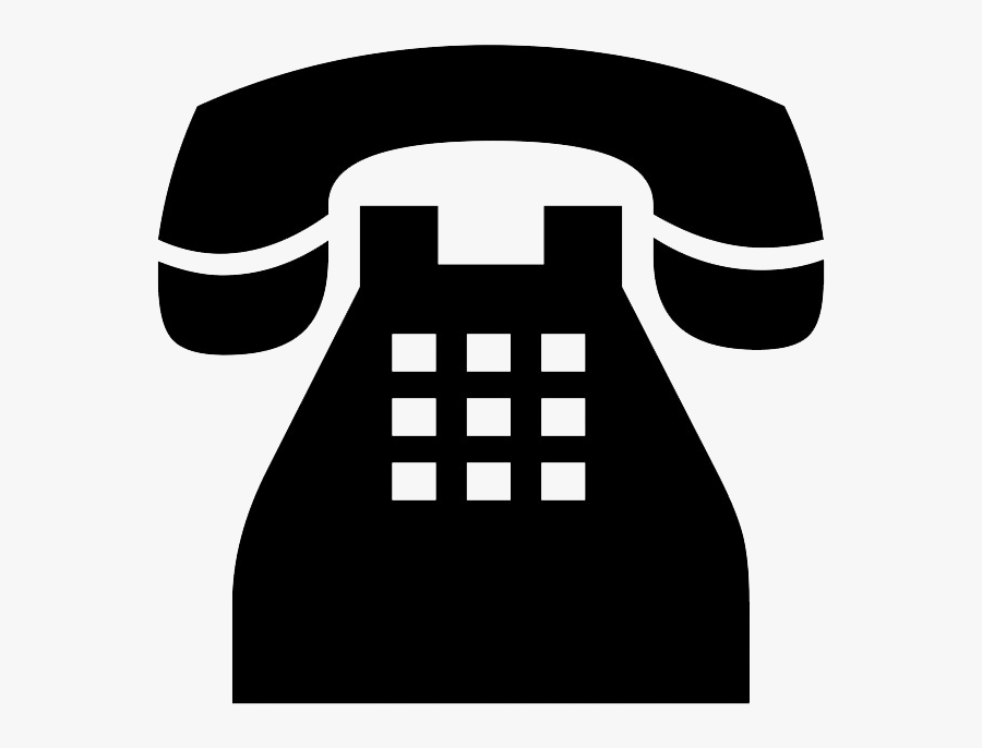 Transparent Telefono Png - Phone Silhouette, Transparent Clipart