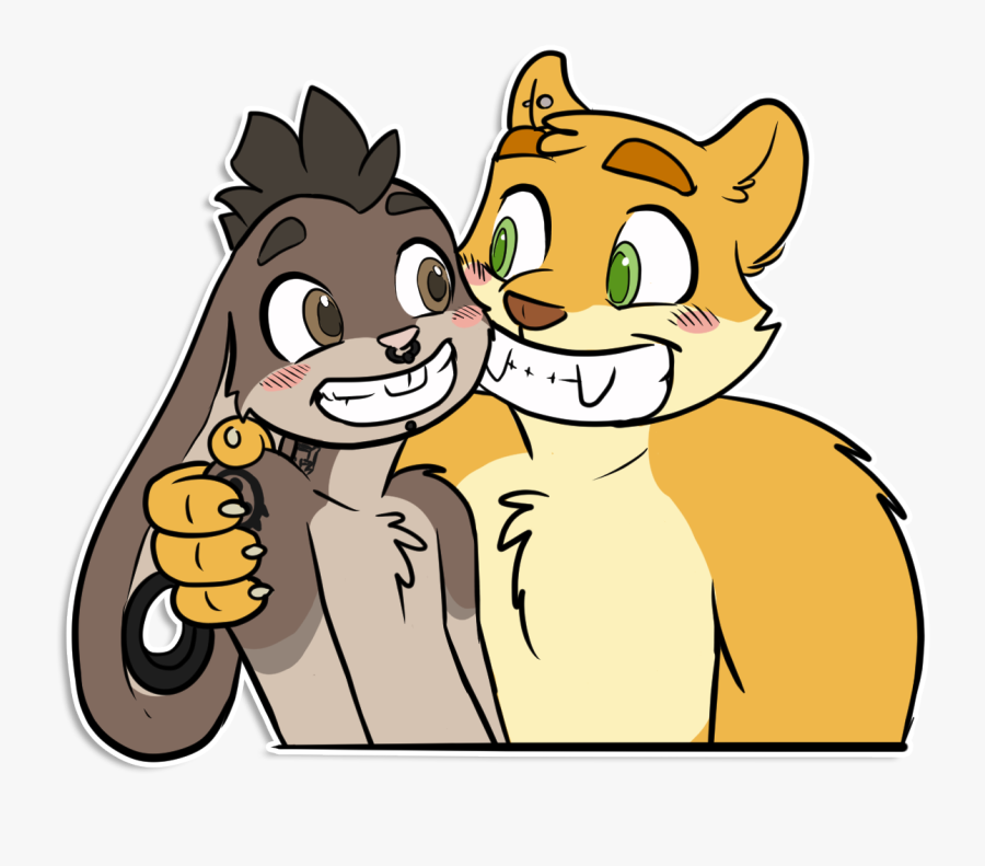 Furries Transparent Stickers, Transparent Clipart