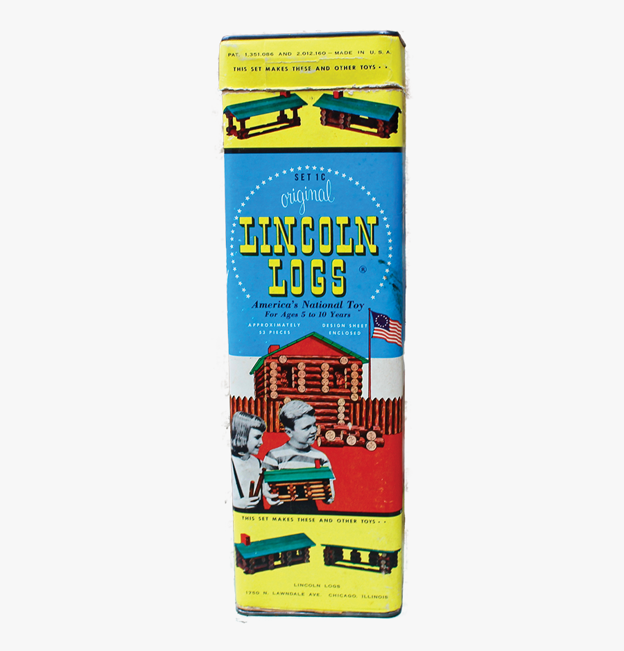 Lincoln Logs - Lincoln Logs Box, Transparent Clipart