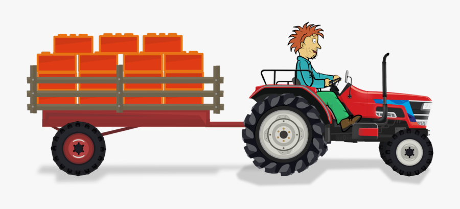 Tractor, Transparent Clipart