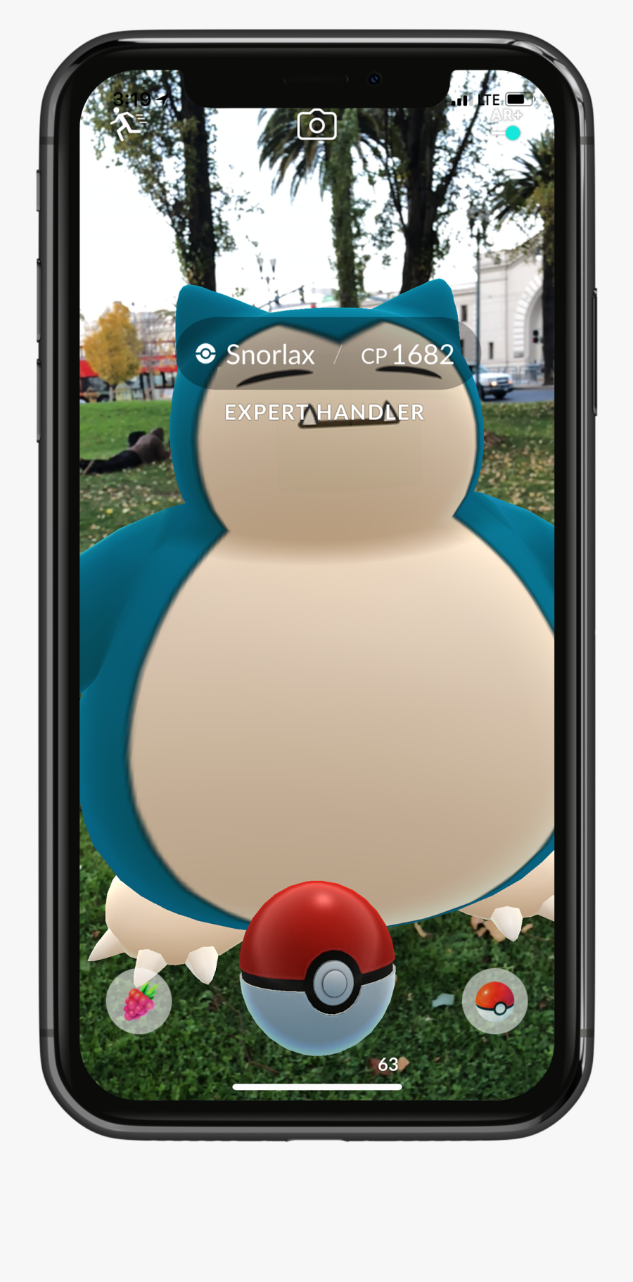 Clip Art Pok Mon Gets Better - Pokemon Go Augmented Reality, Transparent Clipart