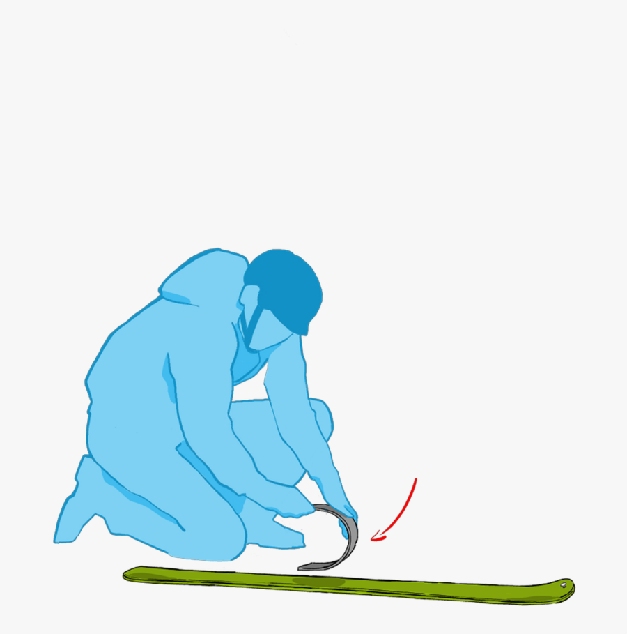 Skier Turns, Transparent Clipart