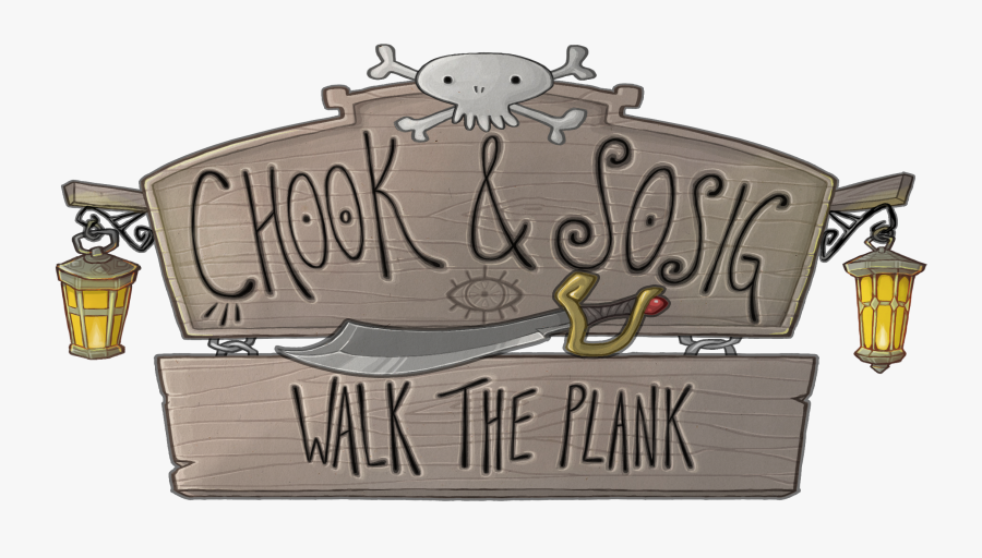 Chook And Sosig Walk The Plank, Transparent Clipart