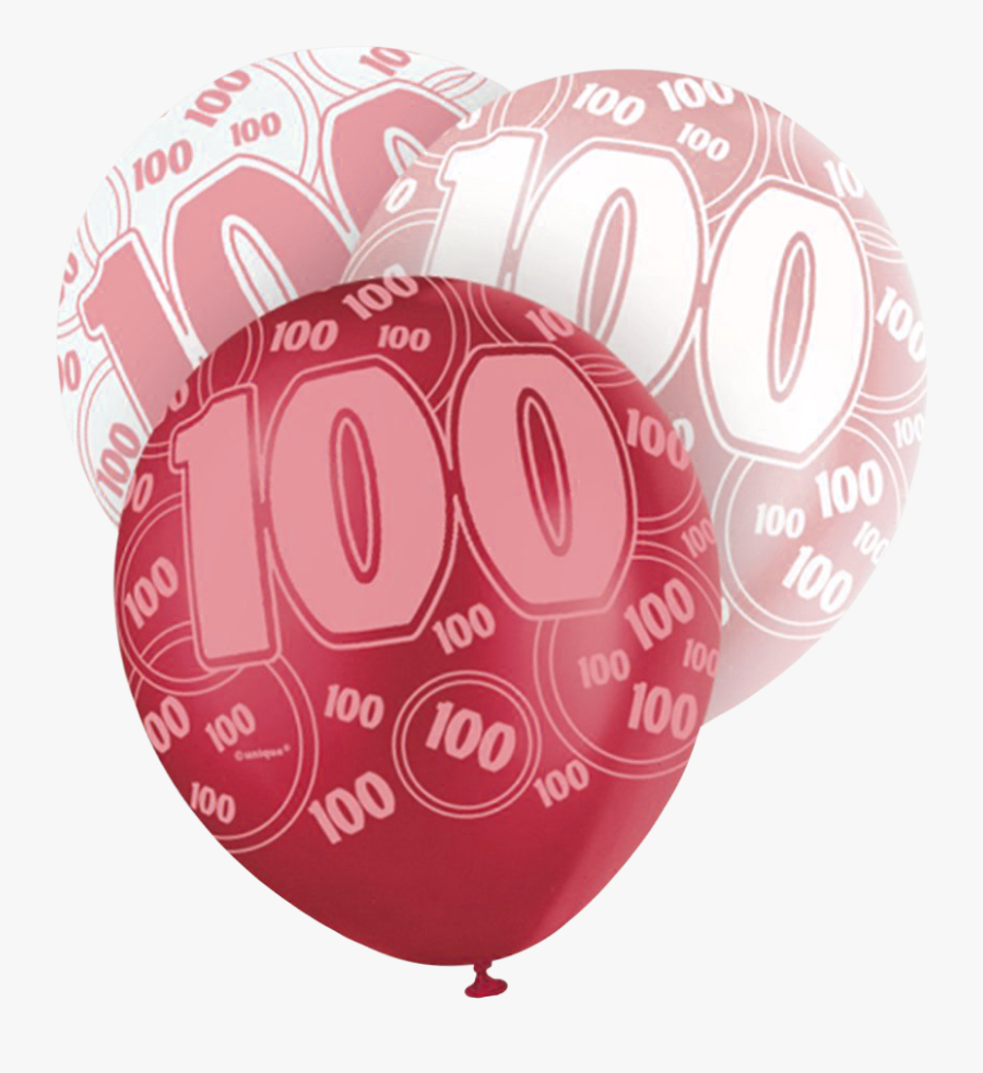 Transparent 100th Birthday Clipart - Balloon, Transparent Clipart