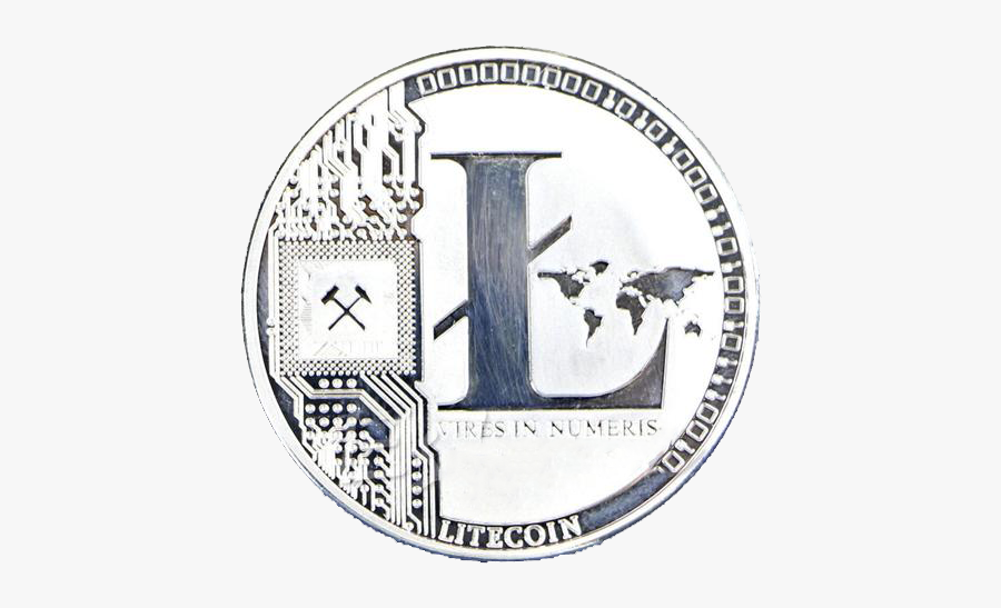 Clip Art Physical Litecoin - Litecoin Moeda, Transparent Clipart