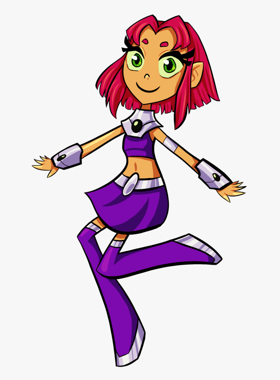 Teen Titans Starfire Short Hair, Transparent Clipart