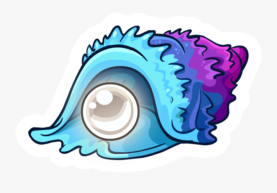 Club Penguin Rewritten Wiki - Little Mermaid Shell Png, Transparent Clipart
