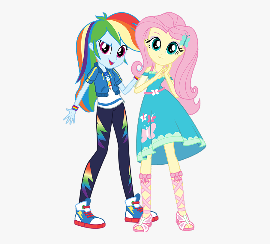 Equestria Girls Feet - Fluttershy My Little Pony Equestria Girls Rainbow Dash, Transparent Clipart