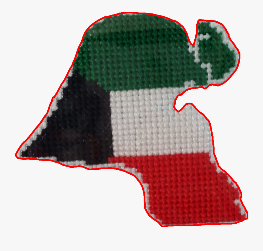 Jpg Freeuse Download Kuwait Flag Map Handmade Item, Transparent Clipart
