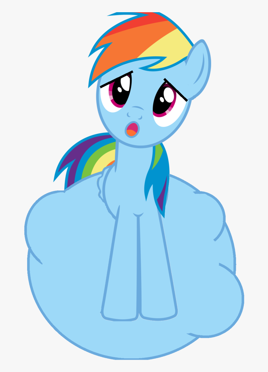 Hungry Clipart Tummy Ache - Mlp Rainbow Dash Tummy, Transparent Clipart