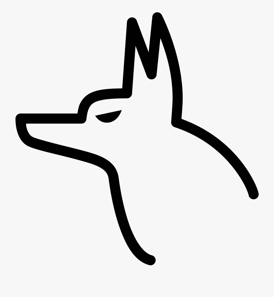 It Looks Like An Animal Like A Fox Or A Wolf Looking - Anubis Icono Png, Transparent Clipart