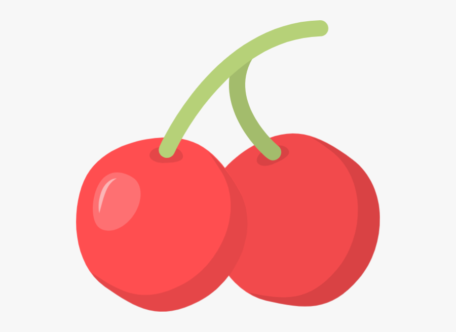 Free Online Cherry Fruit Food Round Vector For Design - Cherry, Transparent Clipart