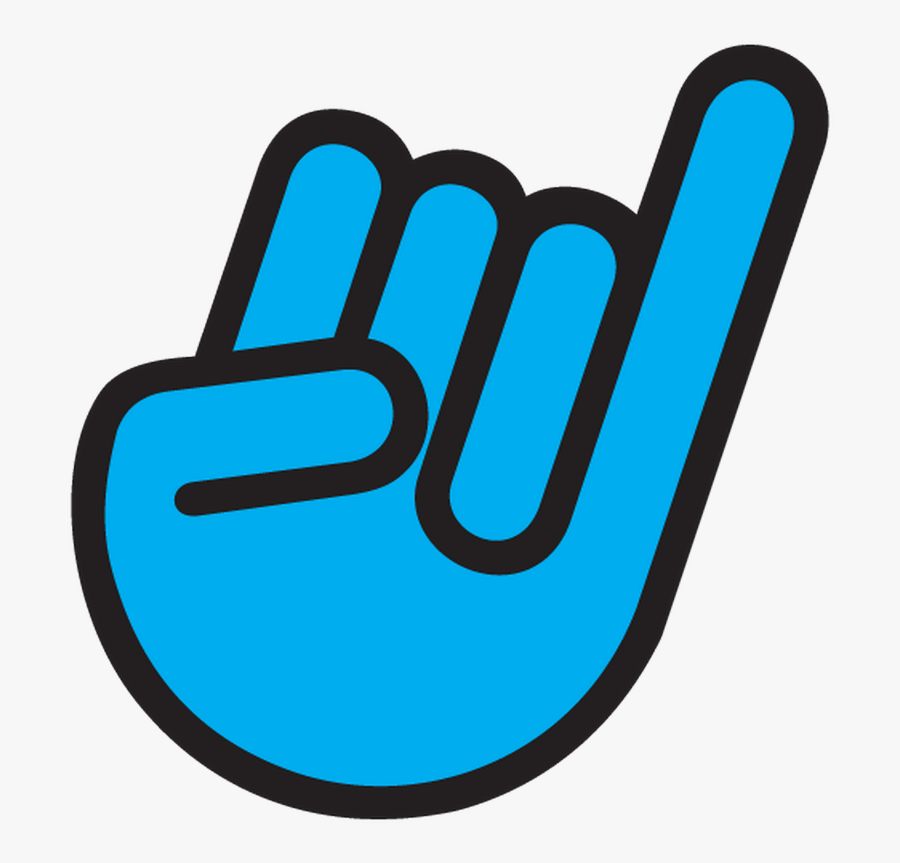 Jdm The Shocker Little Finger In Black & Blue Decal - Clipart Pinky Finger Free, Transparent Clipart