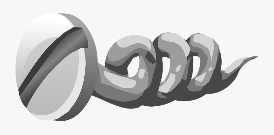 Screws Illustration Png, Transparent Clipart