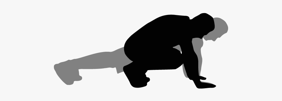 Half Level Pinterest Workout - Silhouette, Transparent Clipart