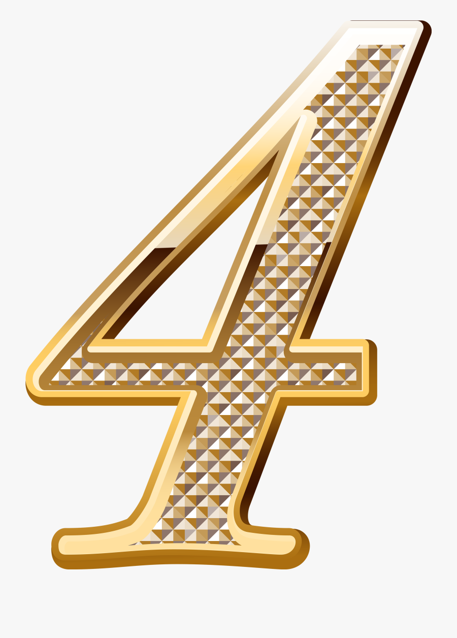 Numbers ‿✿⁀ Number Fonts, Math Numbers, Ribbon Design, - Gold Number Png Transparent, Transparent Clipart