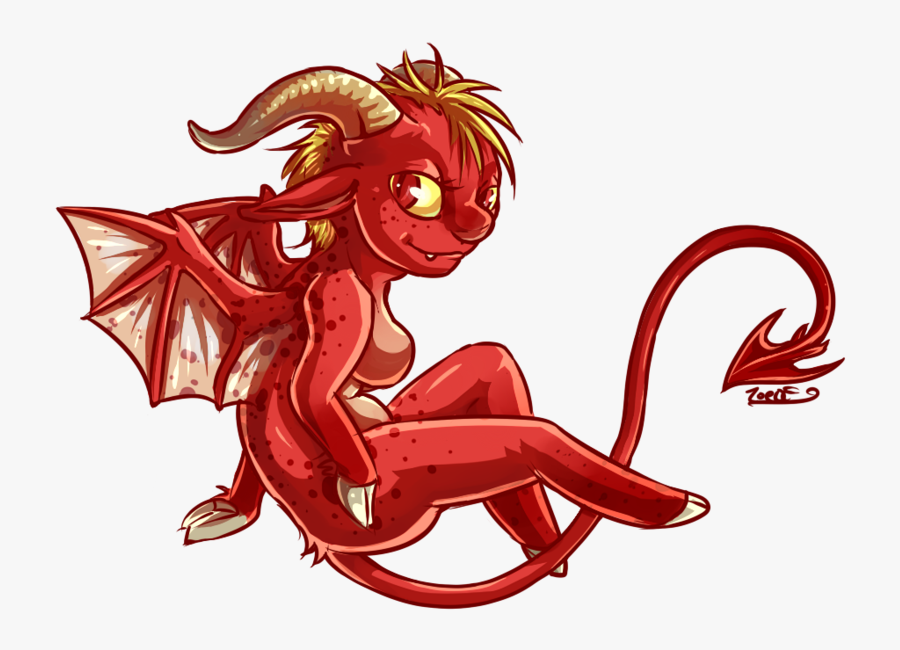 Demon Girl By Oddsocket - Demon Girl Transparent Png, Transparent Clipart