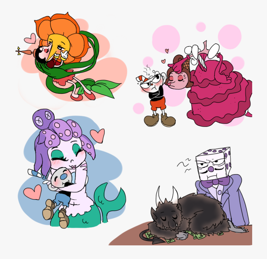 Cuphead Video Game The - Cagney Carnation X Hilda Berg, Transparent Clipart