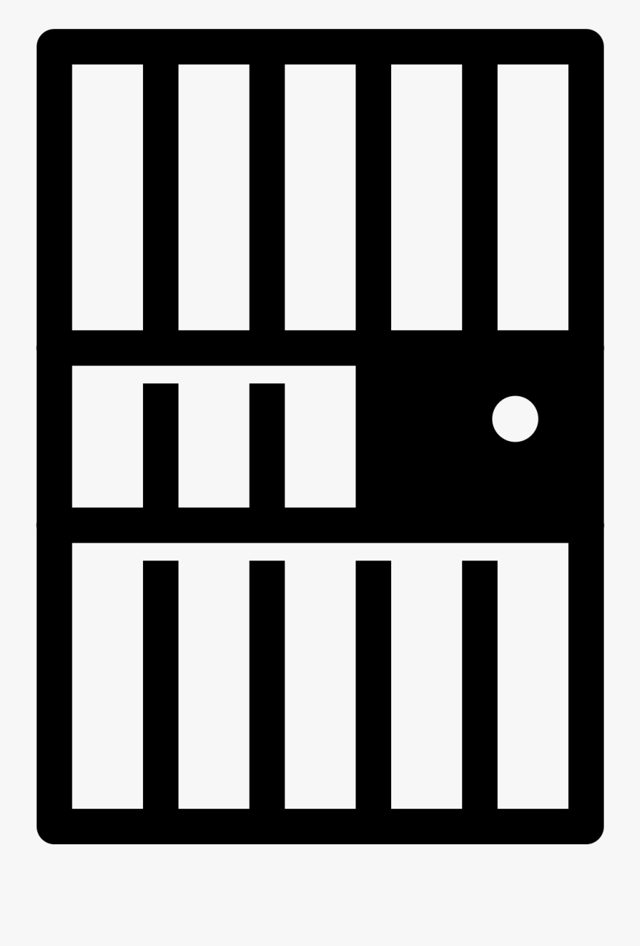 Prison Cell Computer Icons Prisoner - Jail Icon Transparent, Transparent Clipart