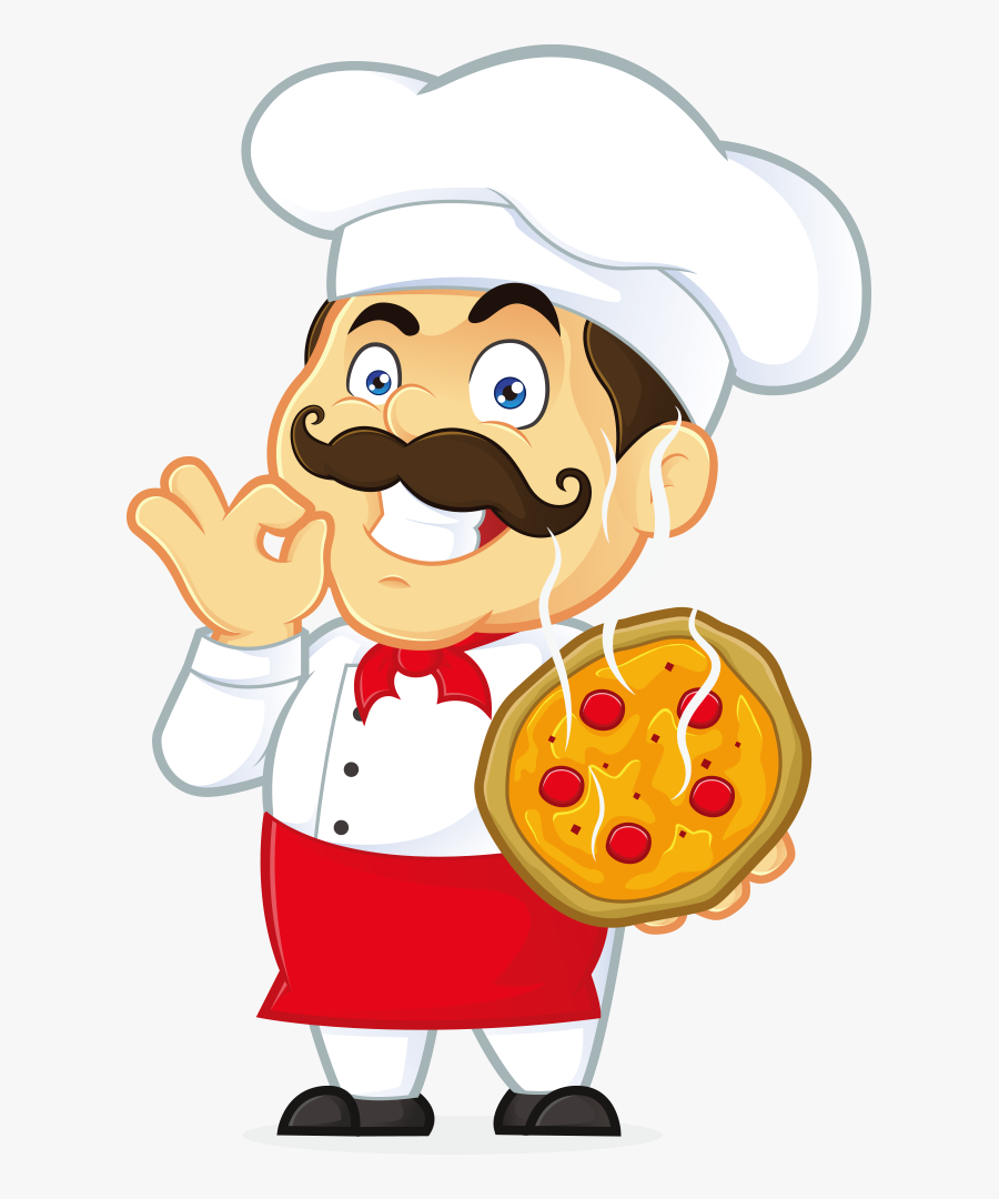 Pizza Cook Clipart, Transparent Clipart