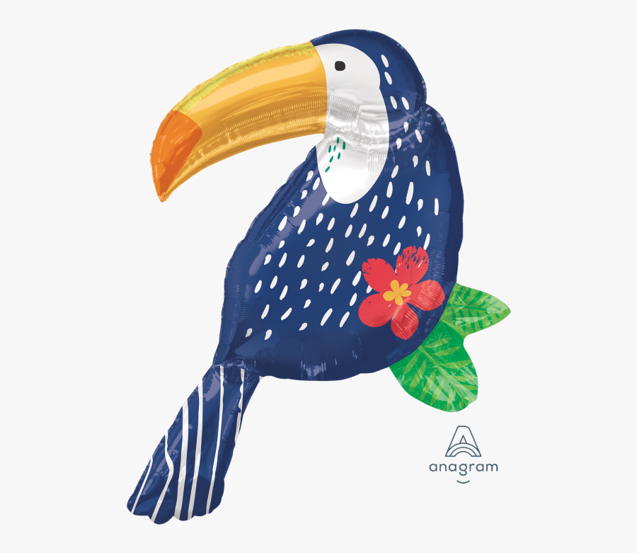 Tropical Balloon , Transparent Cartoons - Toucan Balloon, Transparent Clipart