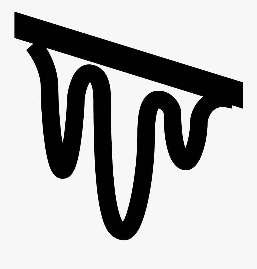 Icicle Clipart Single - Icon, Transparent Clipart