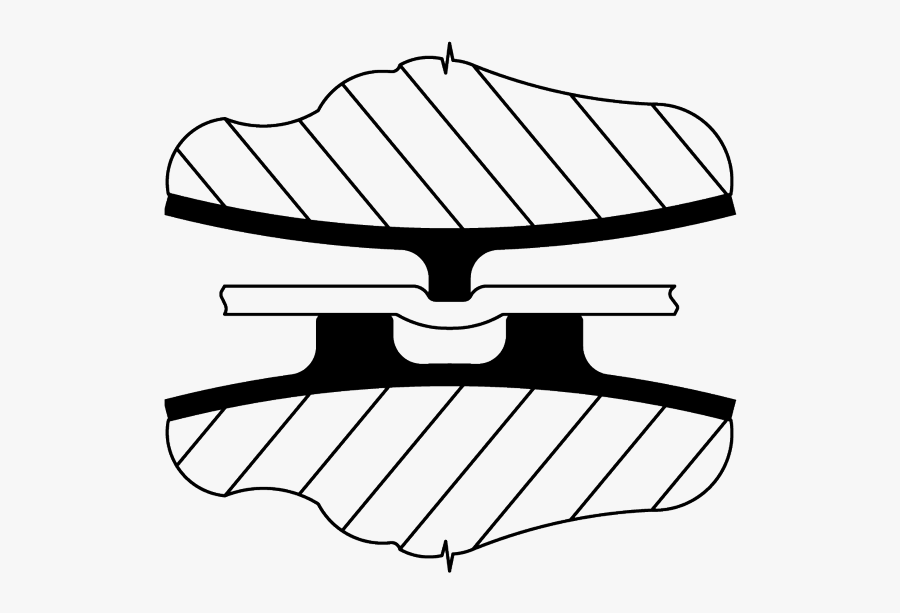 Folding Carton Scroll Line, Transparent Clipart