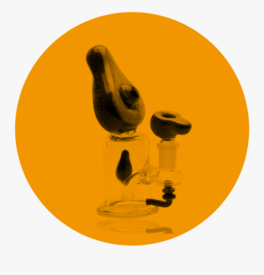 Avocado Bong, Transparent Clipart