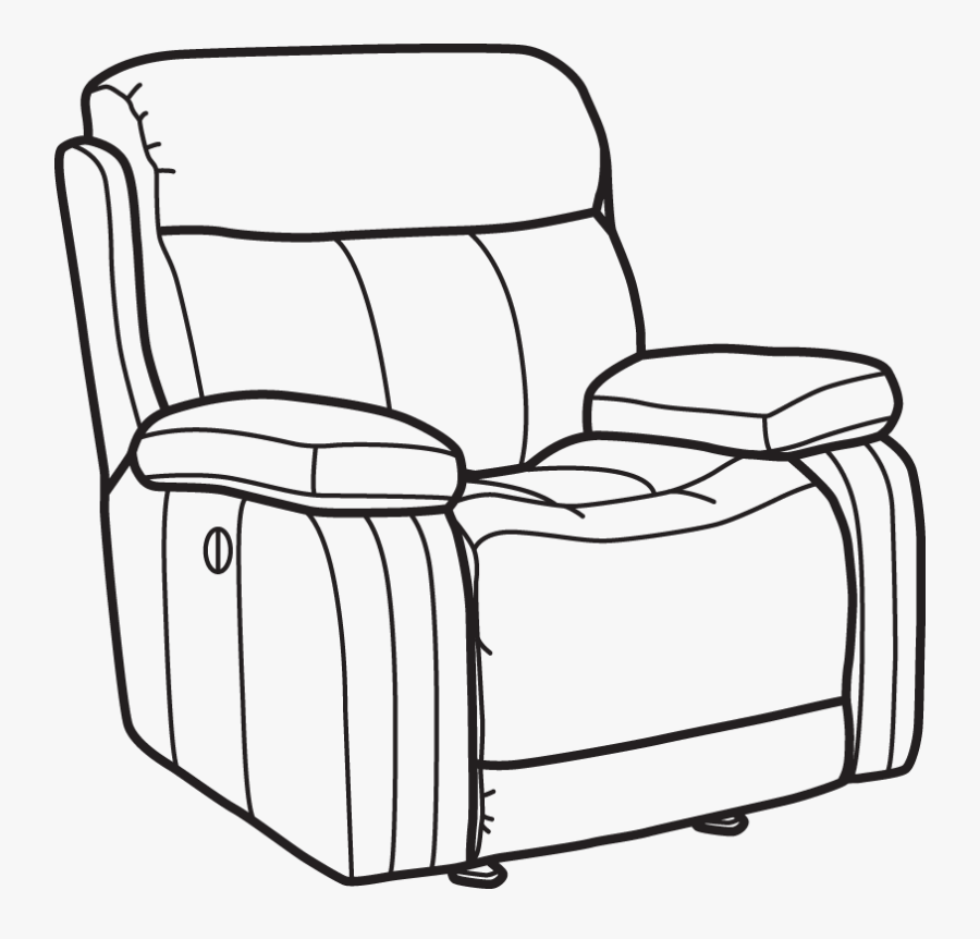 Danika Fabric Power Gliding Recliner Power Recliner - Club Chair, Transparent Clipart