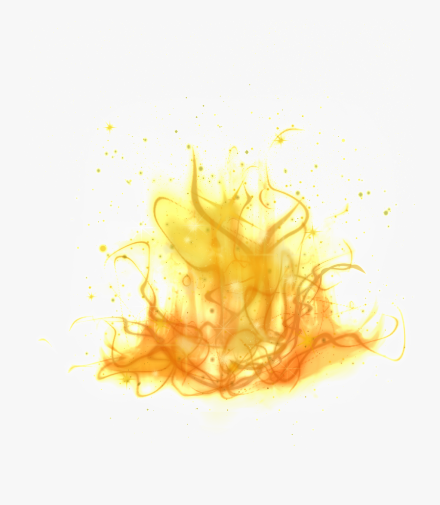 Flame Clipart Fahrenheit - Yellow Fire Transparent, Transparent Clipart