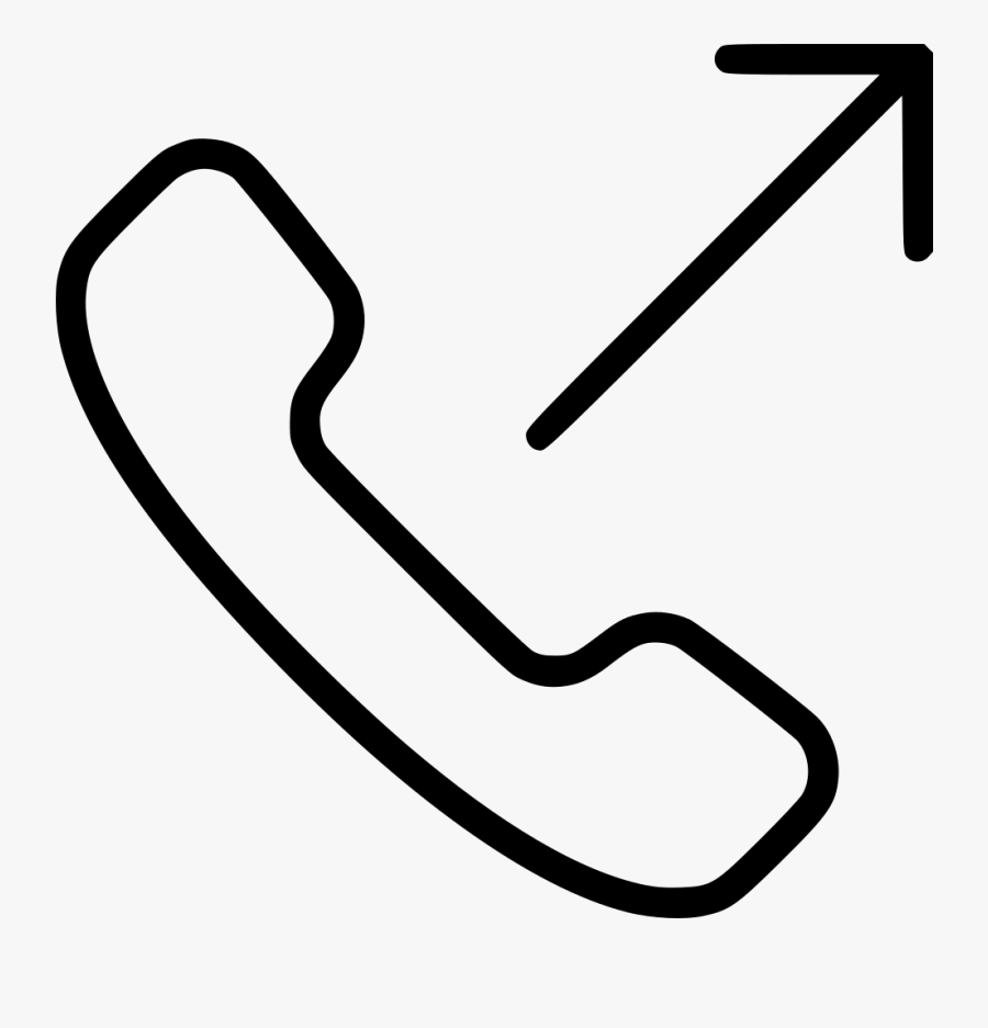 Outgoing Call Phone Mobile, Transparent Clipart