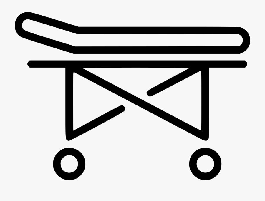 Stretcher Couch Hospital Patient Medicine Comments - Stretcher Clipart, Transparent Clipart