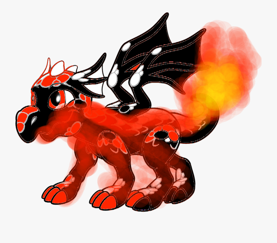 Dragon,flame,clipart - Illustration, Transparent Clipart