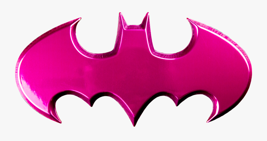 Transparent Batman Logo Pink, Transparent Clipart