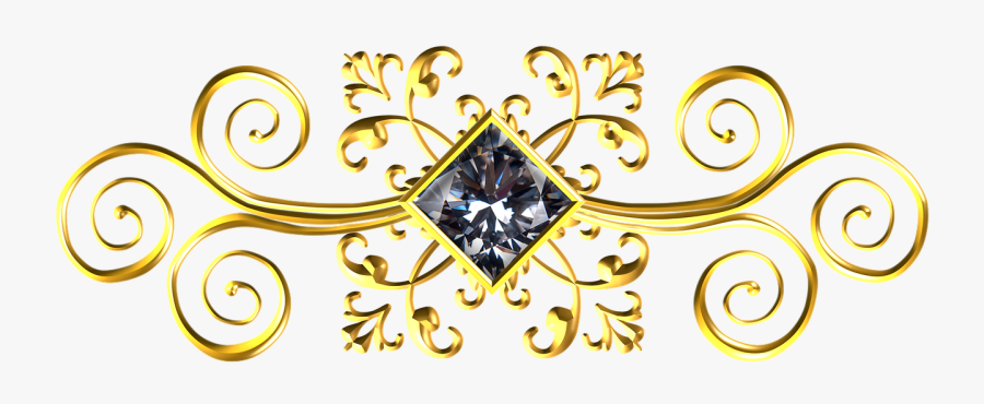 Background Royal Blue Gold, Transparent Clipart