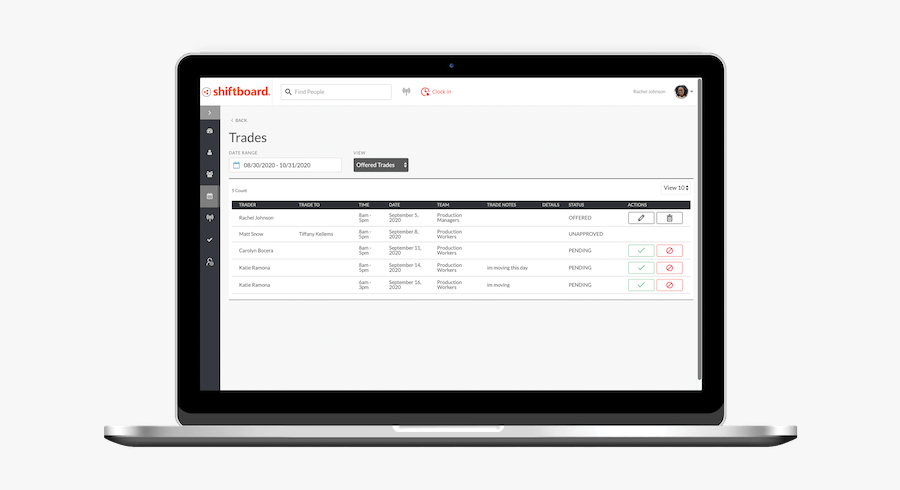 Tradeboard Feature Makes Employee Scheduling Easier - Ati Teas Practice Test, Transparent Clipart