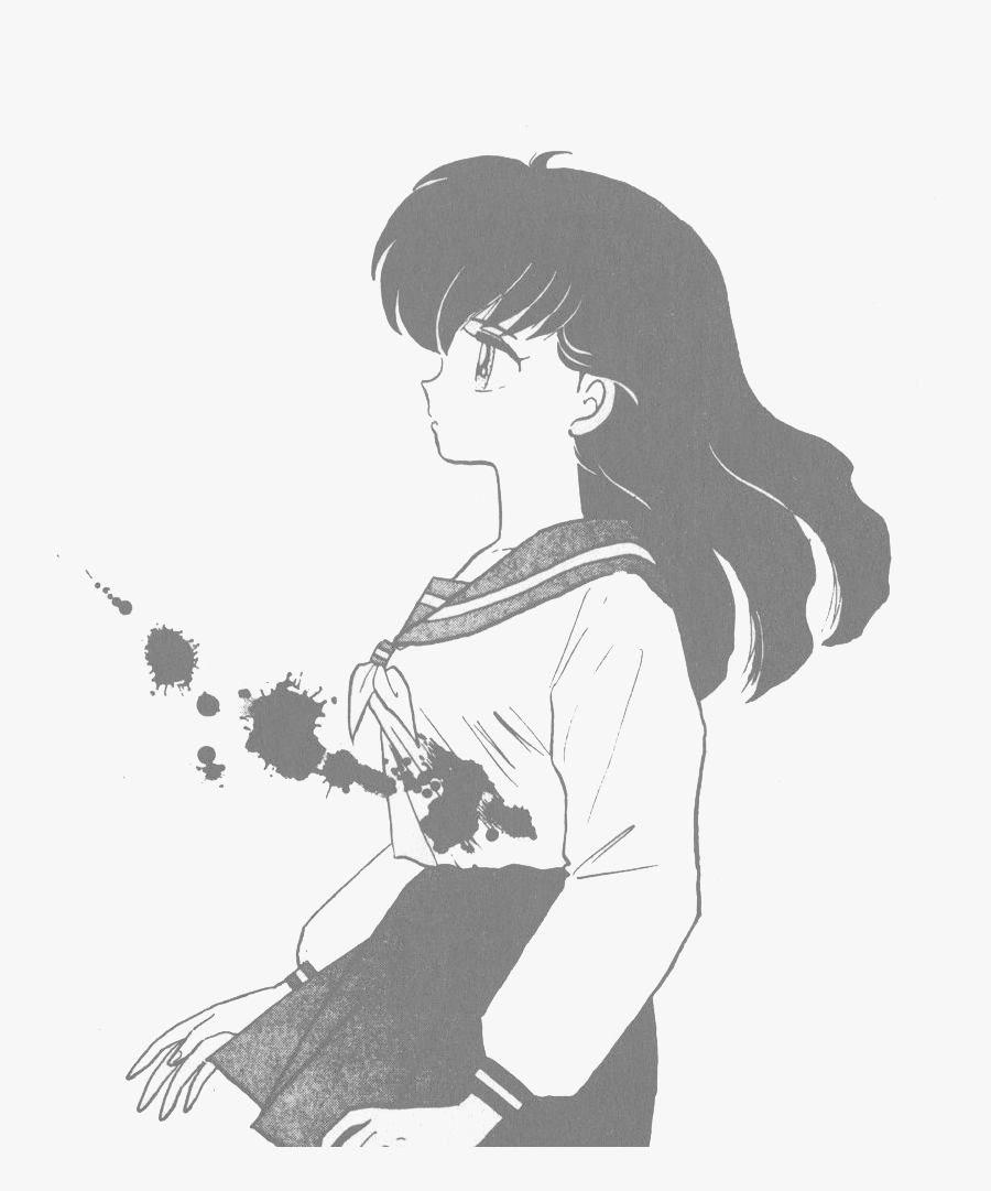 Transparent Anime Girl Transparent Png - Transparent Background Anime Png Black And White, Transparent Clipart