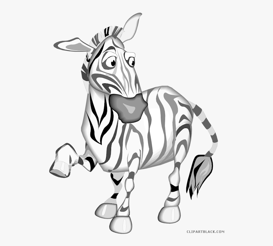 Zebra Animal Free Black White Clipart Images Clipartblack - Dancing Animated Zebra Gif, Transparent Clipart