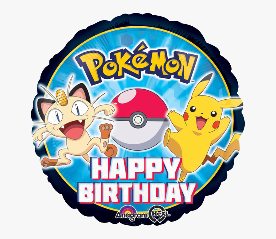 Pokemon Birthday , Transparent Cartoons - Happy Birthday With Pokemon, Transparent Clipart