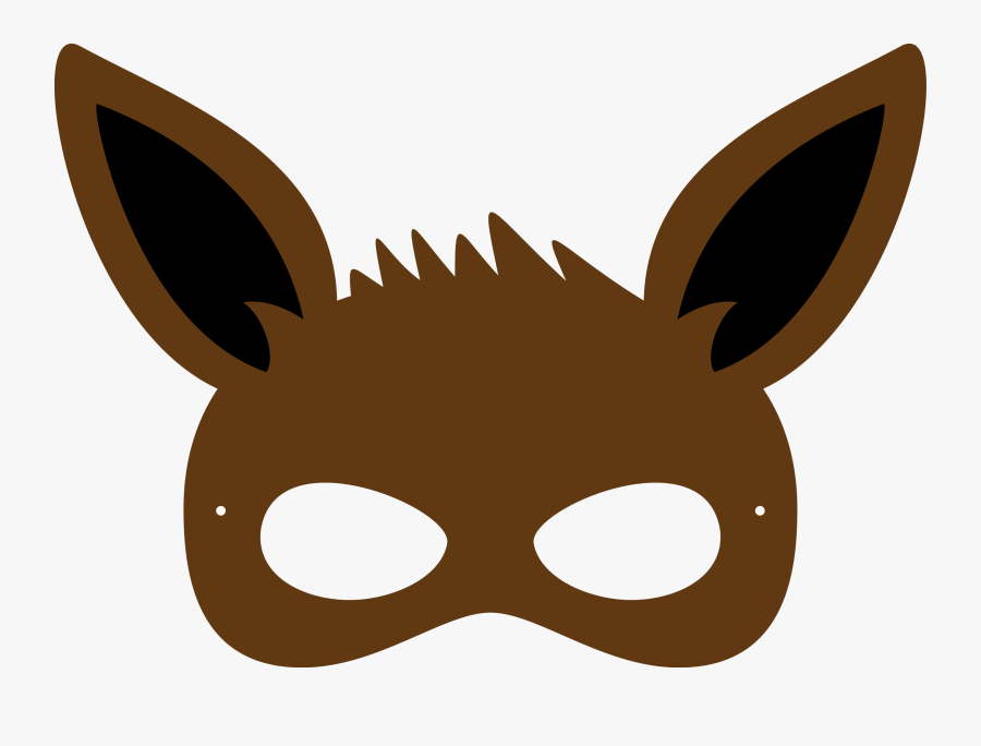 Pokemon Mask Printable, Transparent Clipart