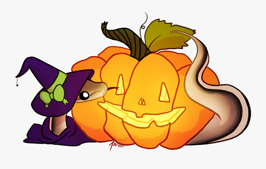 Halloween Ball Python, Transparent Clipart