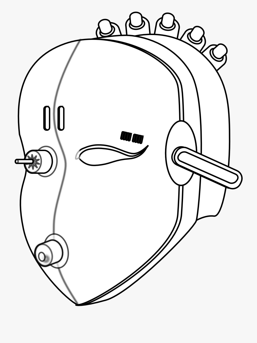 Transparent Robot Clipart Black And White - Illustration, Transparent Clipart