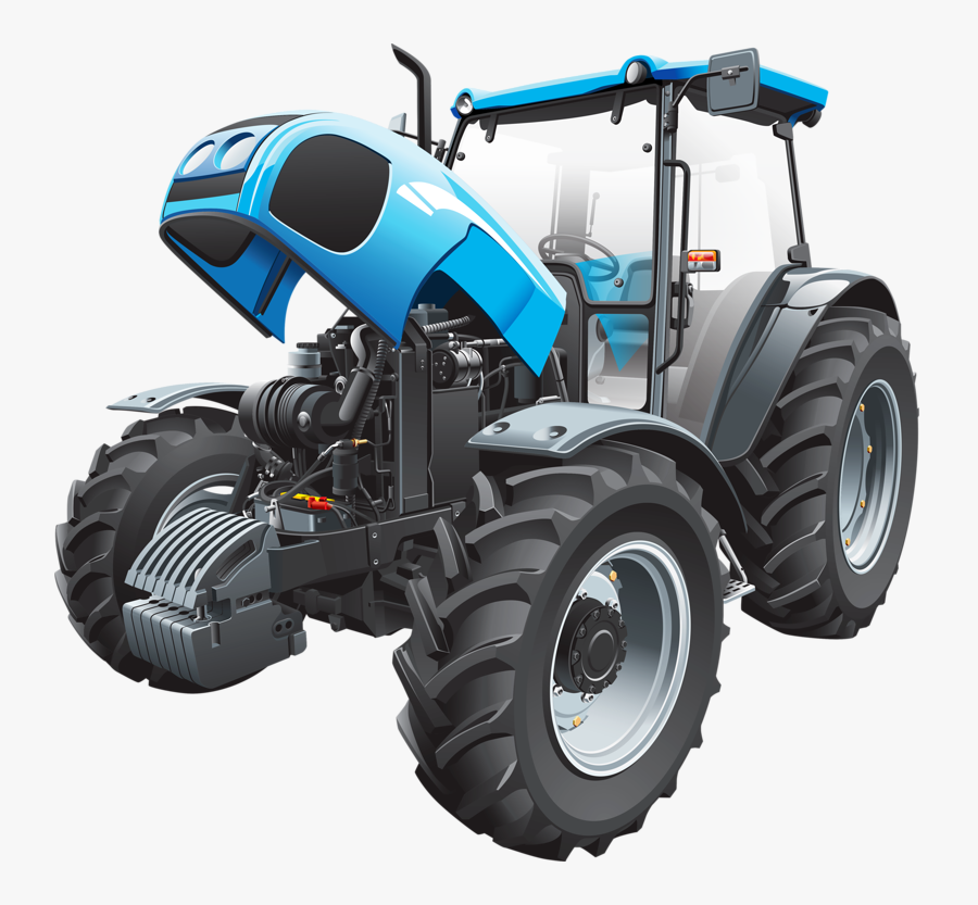 Total Tractor Art Of The Tractor Coloring Book - Tractor Abierto, Transparent Clipart