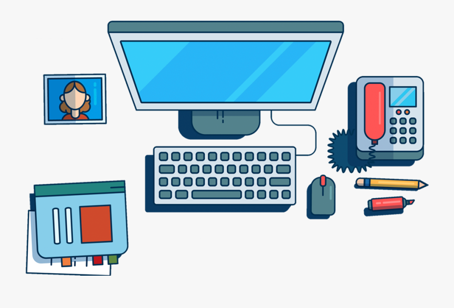 Ergo-fy Your Desk Setup , Transparent Cartoons, Transparent Clipart