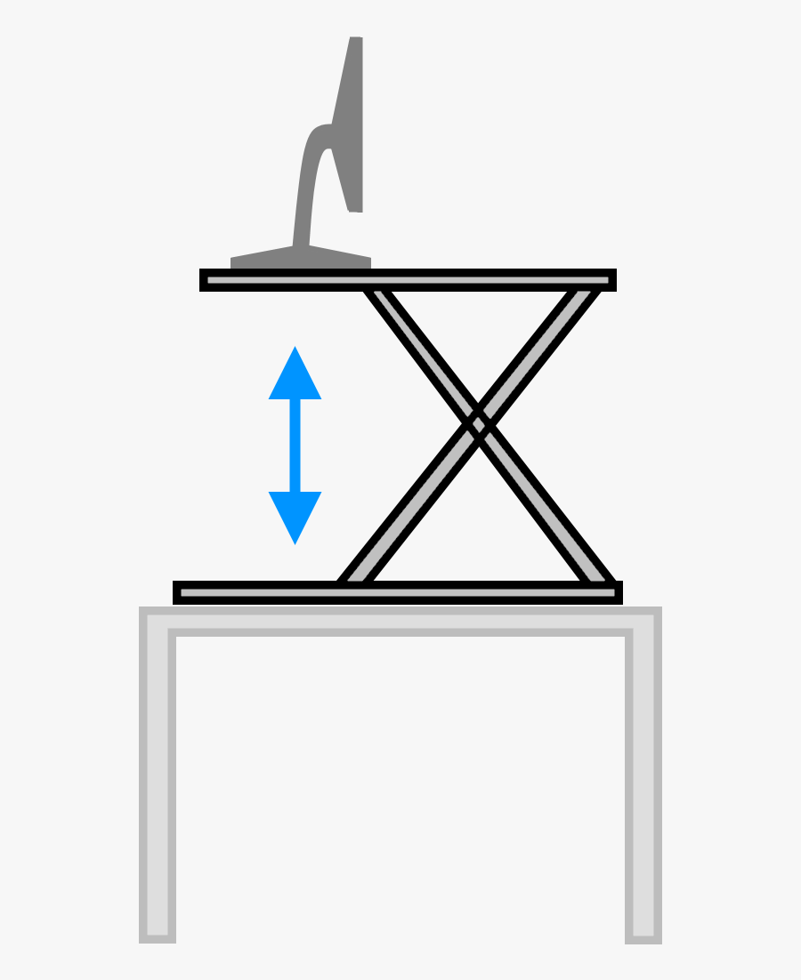 Converter Desk, Transparent Clipart