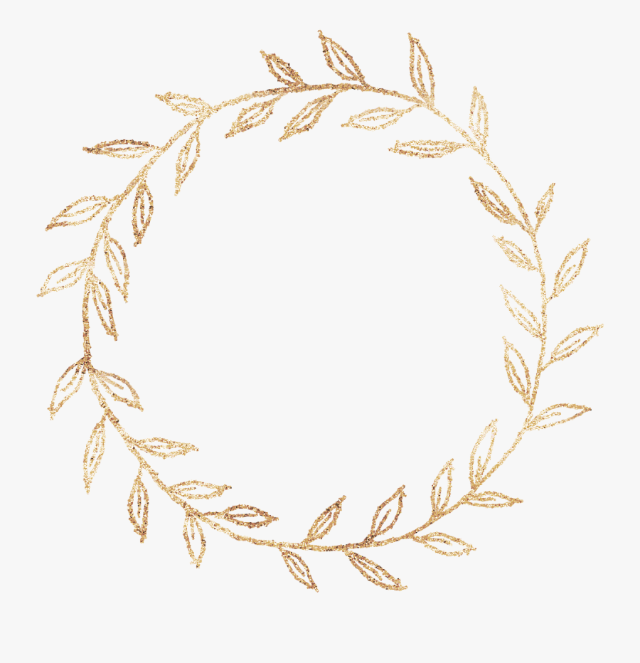 #freetoedit #ftestickers #gold #golden #glitter #glittery - Gold Glitter Circle Png, Transparent Clipart