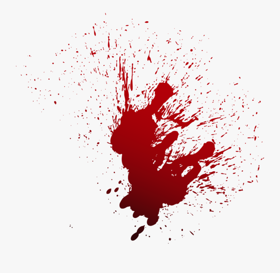 Blood Film Drawing - Blood Stain Png, Transparent Clipart