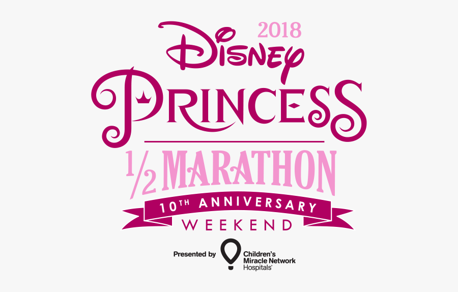 2018 Princess Half Marathon, Transparent Clipart