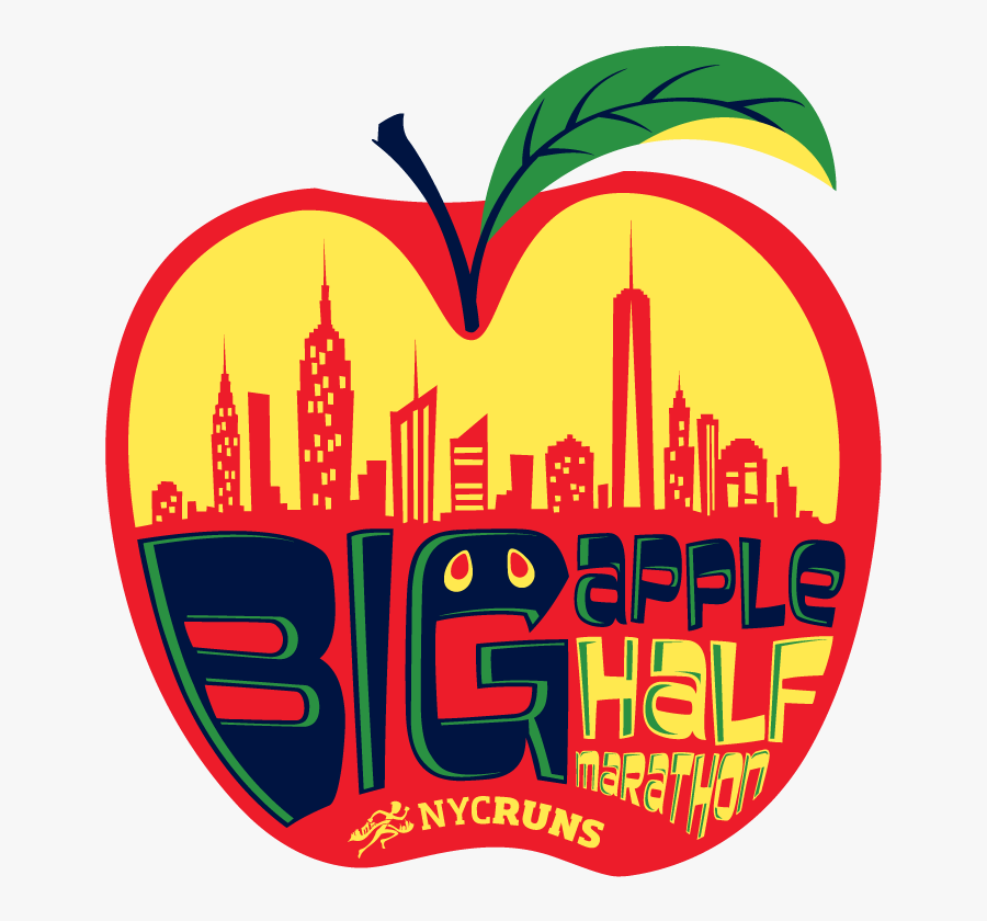 Big Apple Png - Nycruns Big Apple Half Marathon, Transparent Clipart