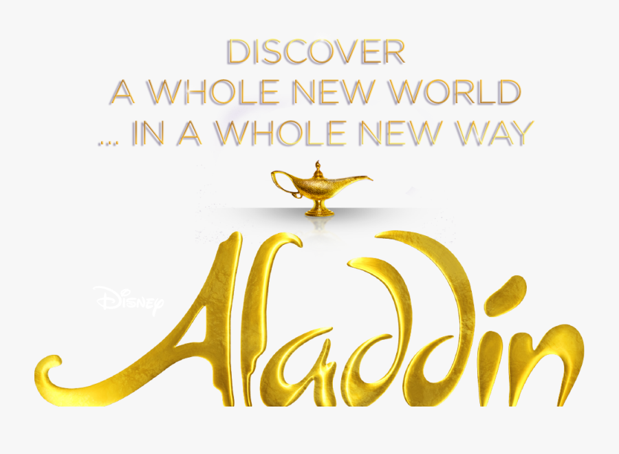 Transparent Aladdin Genie Png - Aladdin Broadway Musical Logo, Transparent Clipart